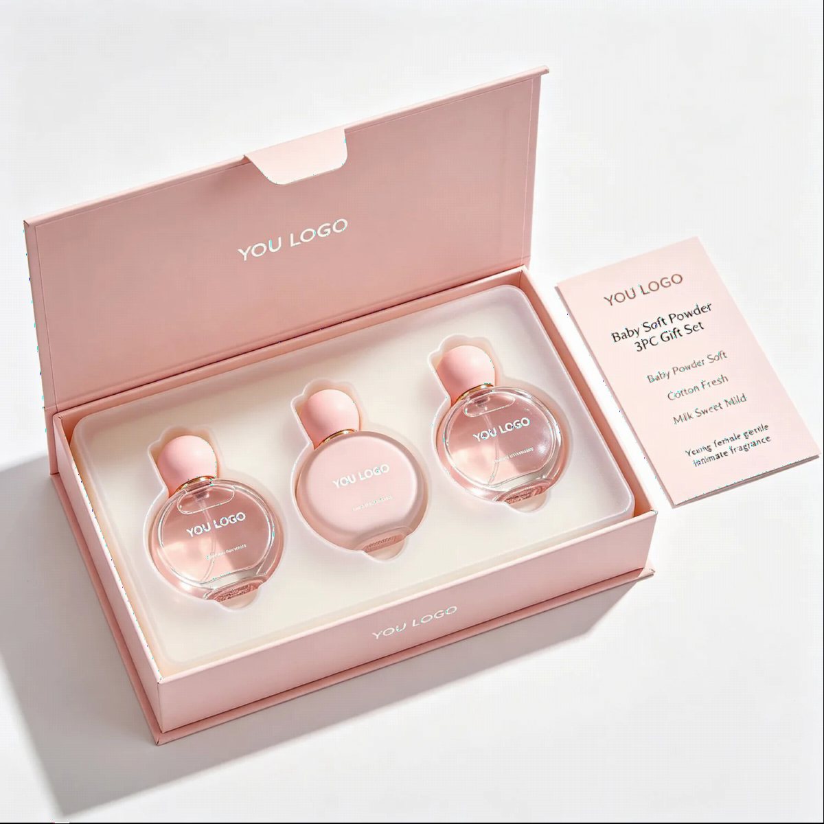 Rose Soft Floral 3PC Gift Set