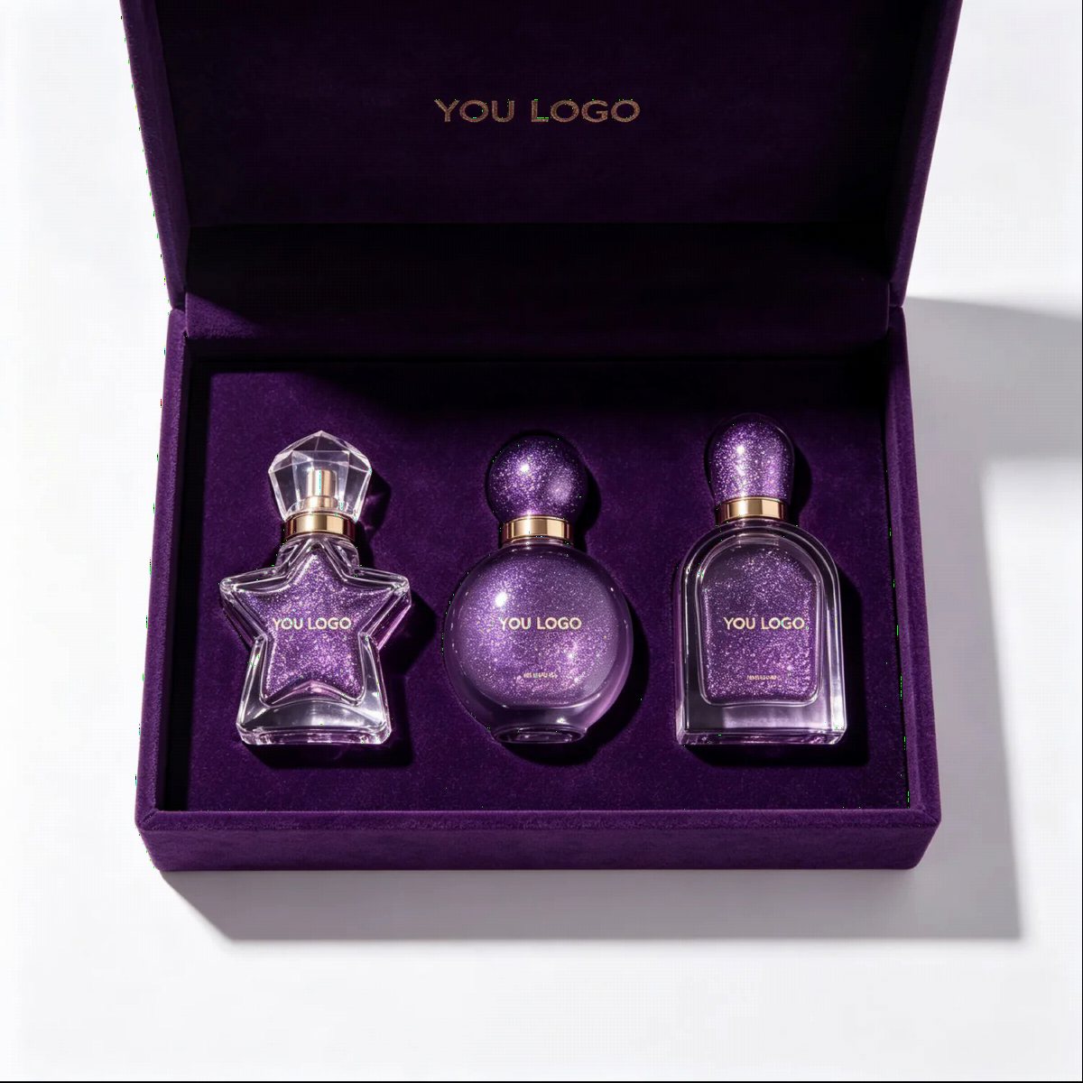 Purple Star Perfume Trio Box