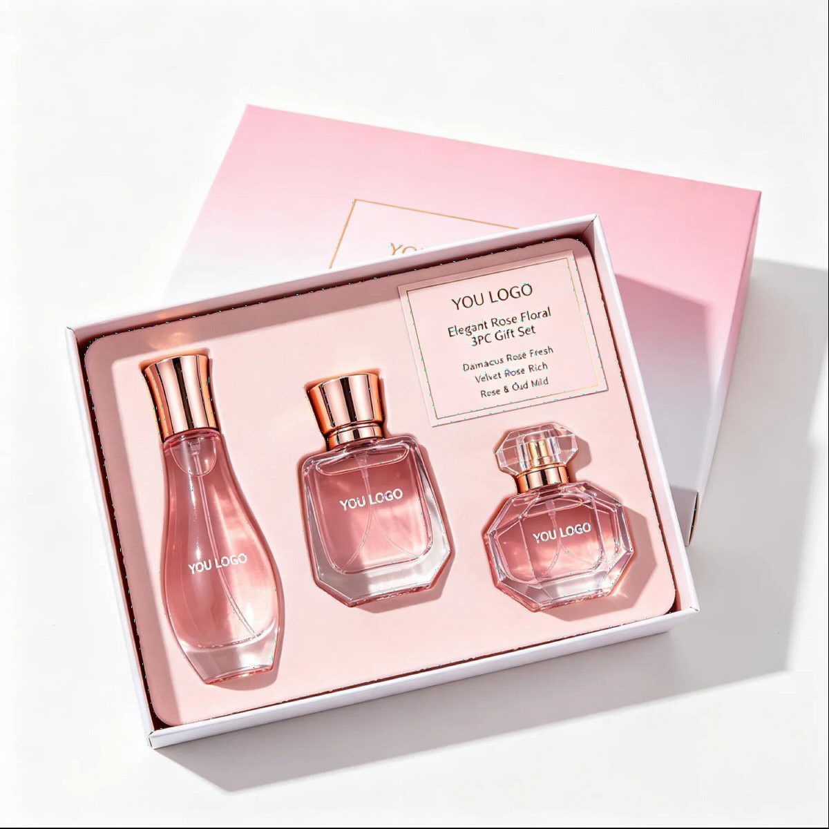 Pink Perfume Wardrobe Trio Box