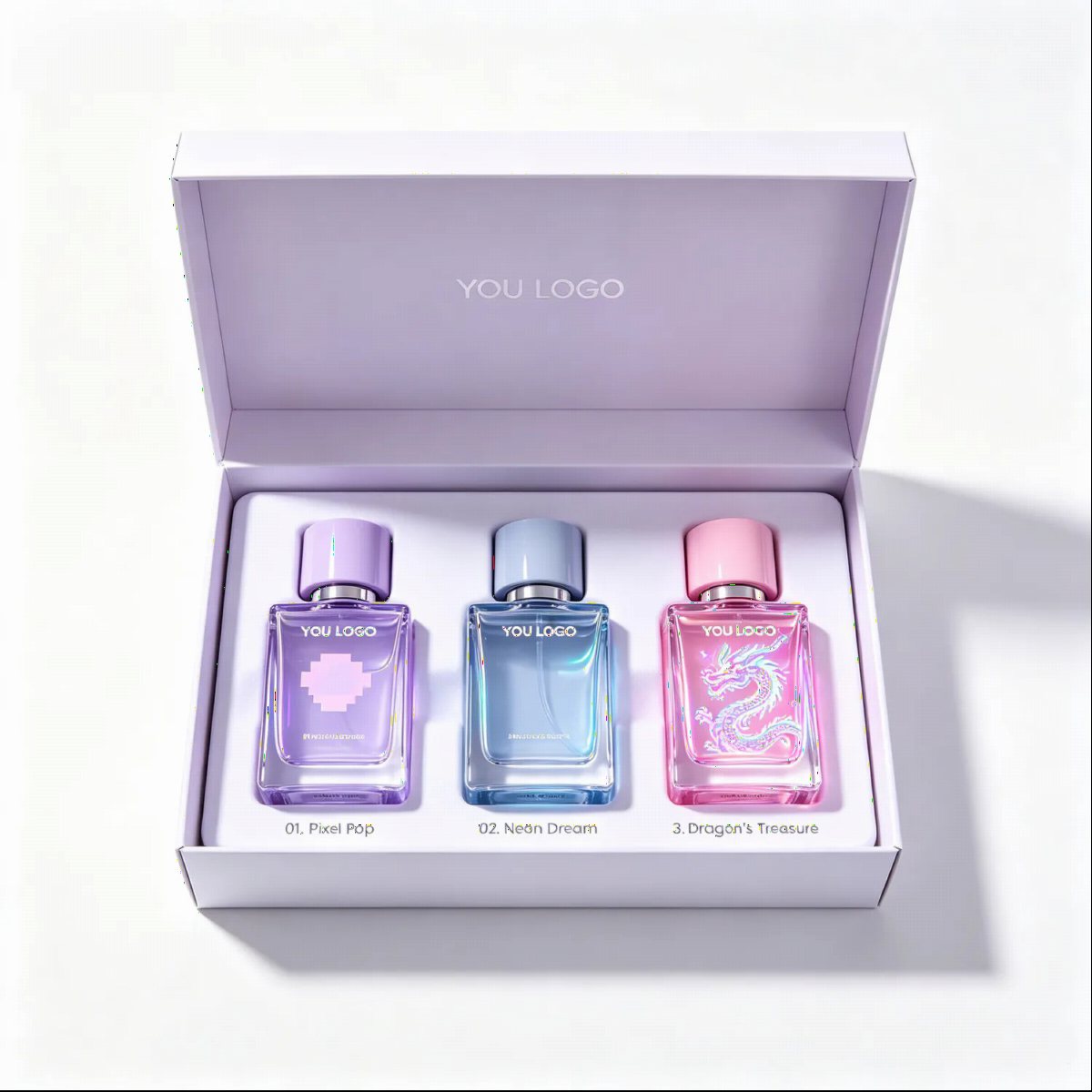 Lilac Gradient Perfume Gift Box