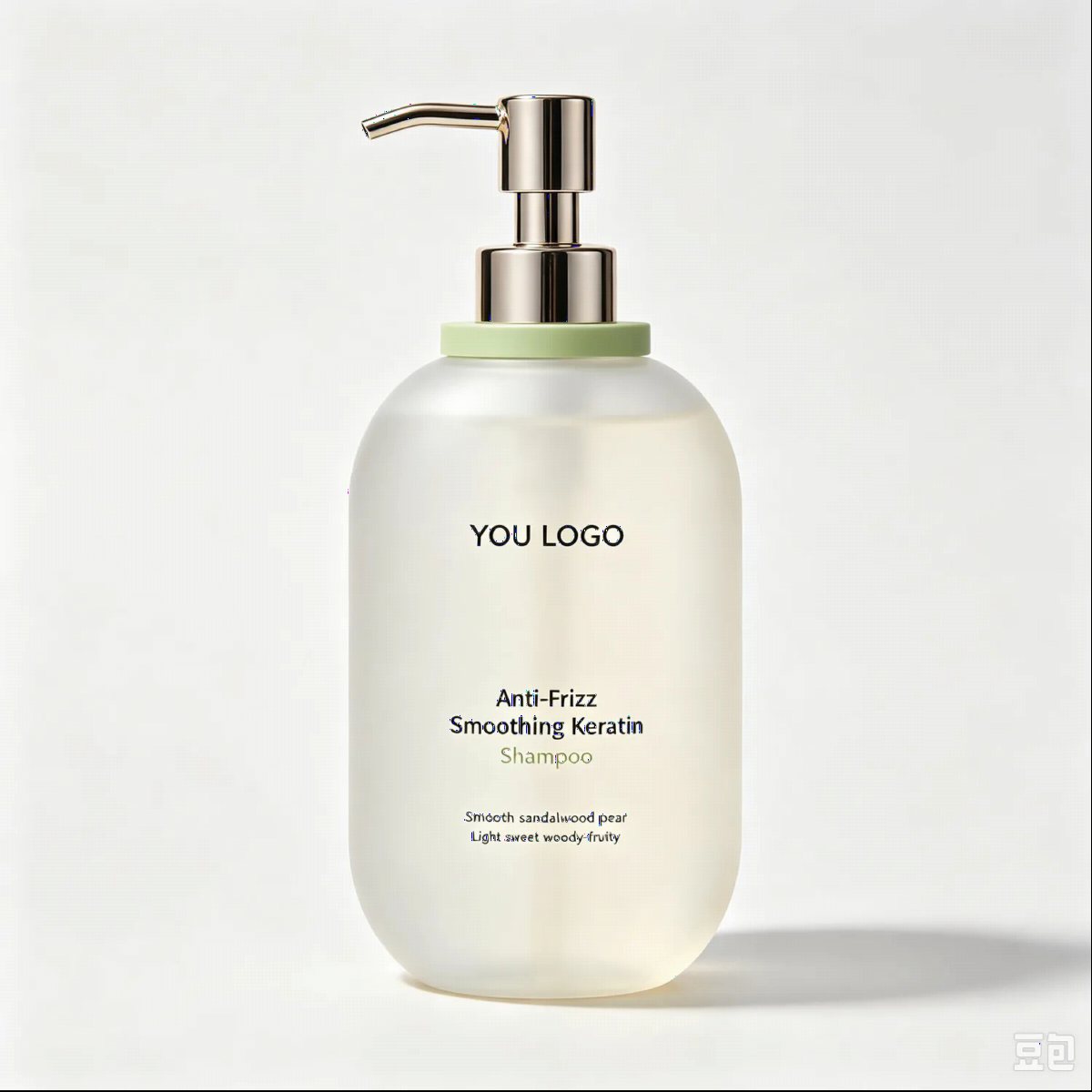 Anti-Frizz Smoothing Keratin Shampoo Pump Bottle