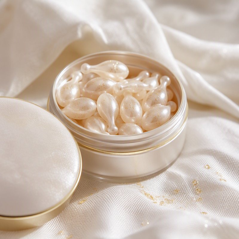 Custom White Truffle Brightening Facial Serum Capsules - Illuminating, Moisturizing & Radiance Glow OEM