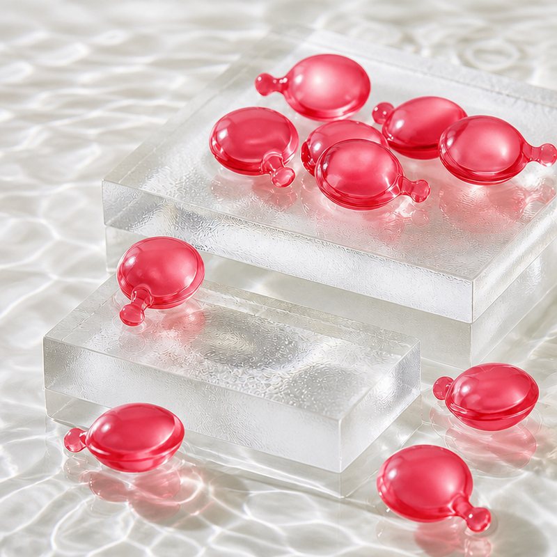 Custom Rose Oil Aromatic Hair Capsules - Long-Lasting Floral Fragrance, Softening & Silky Smooth OEM